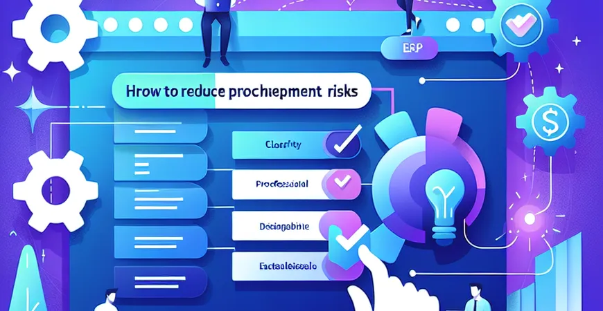  采购ERP软件如何降低采购风险？8大技巧分享